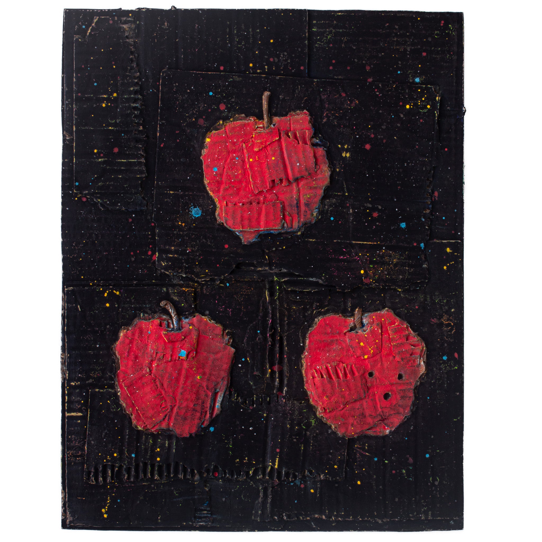 Nishimoto 絵画「りんご3」｜Cardboard Original – 務古屋 Online shop